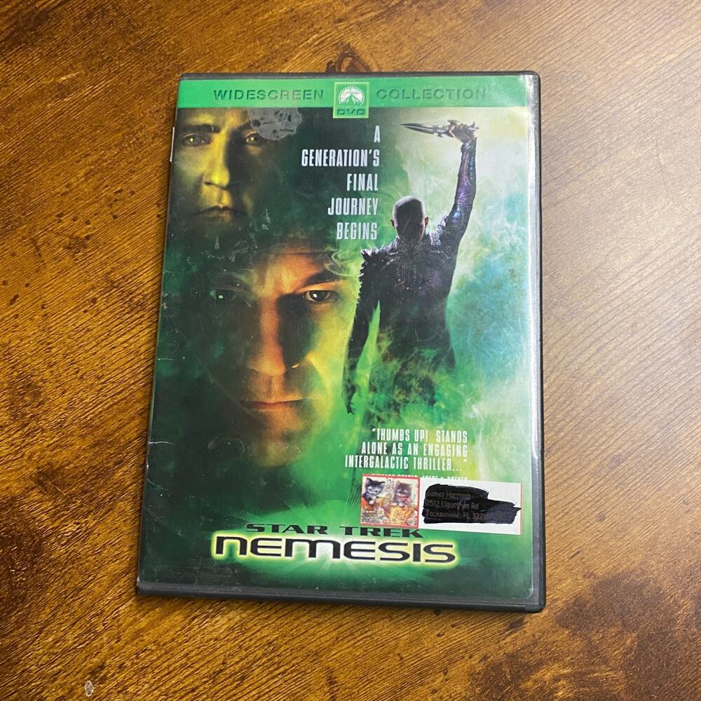 Star Trek: Nemesis (DVD, 2003, Widescreen)